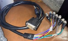 Câble de moniteur vidéo  7 BNC YUV + SDI + AES vers DVI