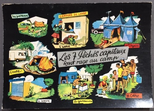 Carte postale humoristique - carte,