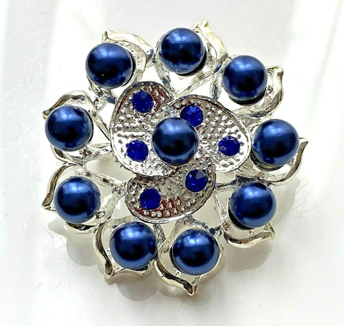 Broche vintage argenté - vintage,