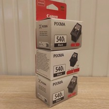 LOT DE 3 CARTOUCHES D'ENCRE D'IMPRIMANTE A HAUT RENDEMENT CANON PG 540 L -BLACK-