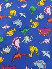 Tissu dinosaures avec décor