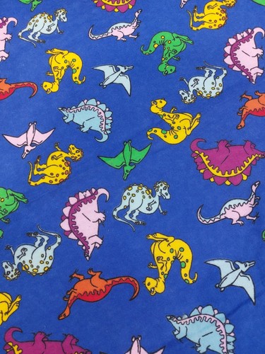 Tissu dinosaures avec décor