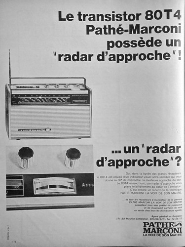 Publicité 1966 transistor - 1966,