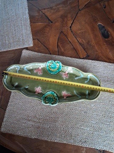 Ancien plat oblong - plat,