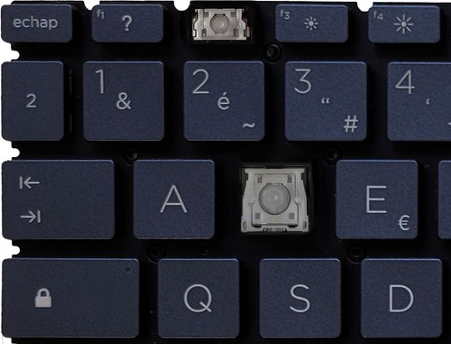Touche clavier français - clavier,