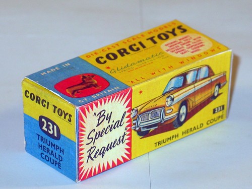 Corgi toys 231 triumph herald - toys,
