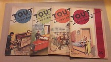 lot de 4 anciennes revue de bricolage 2 de 1950 et 2 de 1951