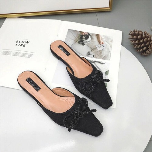Chaussons élégant sabot noir - chaussons,