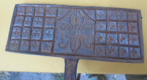 Ancien gaufrier mariage - ancien,
