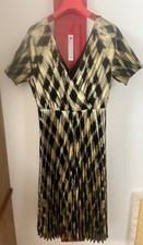 Robe de fête Tara Jarmon Or et noire T. 36 - Neuve