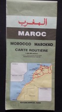 § carte routière MAROC  - Marcus 1983