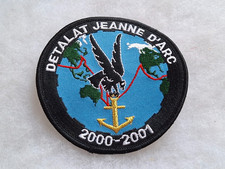 Un insigne tissu militaire " DETALAT JEANNE D'ARC 2000-2001 ".