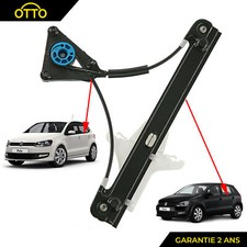 Mécanisme Lève Vitre Electrique Arrière Gauche pour Polo 6R4839461C 6R4839461D