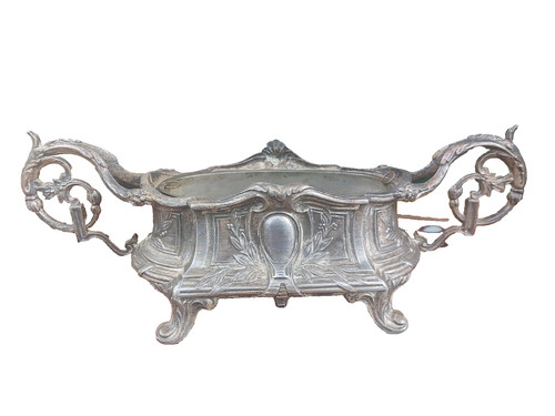 Jardinière régule argent - jardinière,