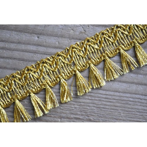 10m beau galon franges - 10m, doré