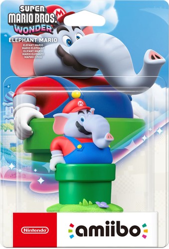 Amiibo elephant mario super - elephant, (super
