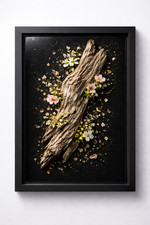 Cadre décoratif artisanal en