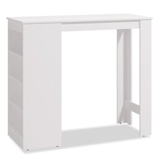 Table haute de Cuisine Blanc