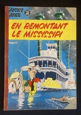 Morris - EN REMONTANT LE MISSISSIPI - LUCKY LUKE 16 DOS JAUNE (1961)