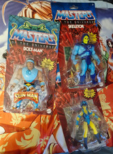Figurines Masters of the Universe - Lot de 3 - Skeletor - Evil-Lyn - Bolt-Man