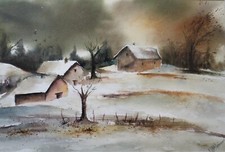 Peinture aquarelle le - peinture, :