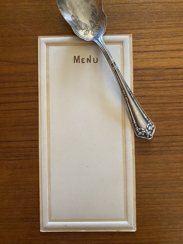 Menu ancien vierge - menu,