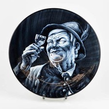 El Buen Catador - Assiette murale assiette en céramique - Pintado a Mano Espana - Vin