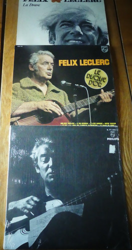Félix leclerc lot vinyls - félix,