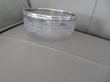 SALADIER EN CRISTAL CERCLAGE