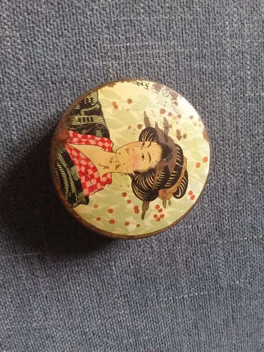 Vintage boite tôle - boite, en