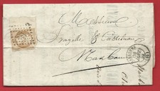 1859 LETTRE 10 c N°13