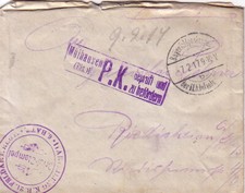  GUERRE 14-18 - LETTRE FM AVEC TEXTE - DIVERS CACHETS DU 6e BATAILLON - 7-2-1917