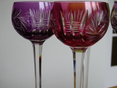 Anciens verres vin du - a,