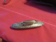 ancien polissoir monture argent poinçon tête de sanglier