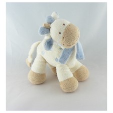 Doudou Girafe blanche beige