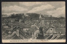 CPA Grammont, vue générale de la Ville Haute 1907 