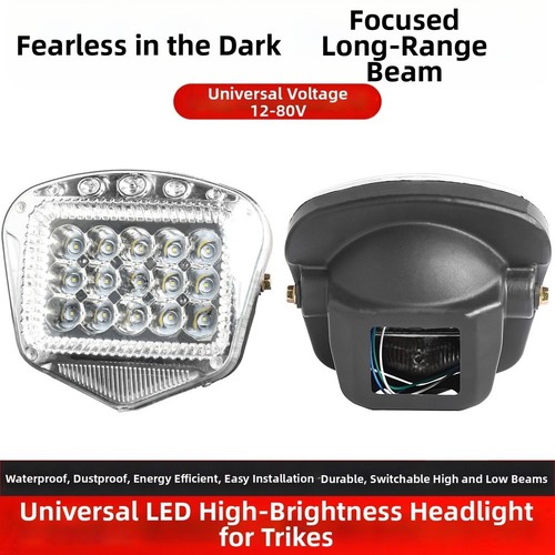 Phare led double - double, faisceau