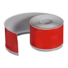 Moulure Murale, 5m x 10cm En PVC Autoadhésif, Gris