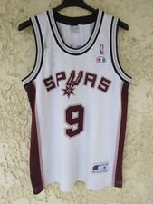 Maillot basket Tony PARKER SAN ANTONIO SPURS vintage NBA CHAMPION USA shirt M