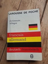  Dictionnaire Français Allemand- LAROUSSE 1968 Emile Mersiol