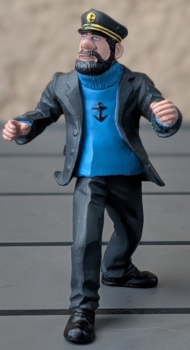 Figurine capitaine haddock - capitaine,