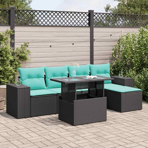 Salon jardin avec coussins - salon,