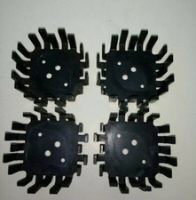 DISSIPATEUR ALU DECOUPE POUR TRANSISTOR TO3 62x62x23 mm LOT DE 4