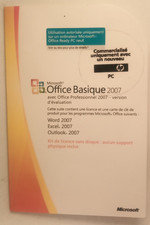 Licence Microsoft Office Basique 2007 Avec Office Professionnel 2007