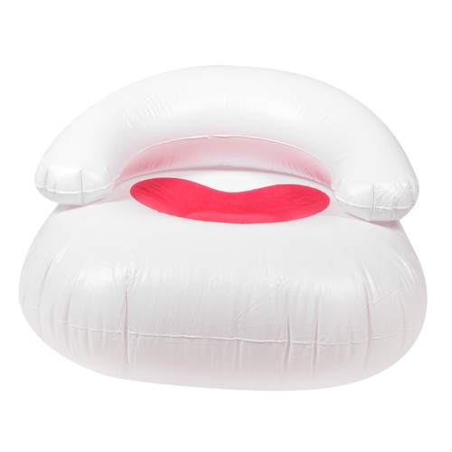 Siège gonflable rouge pvc - gonflable,
