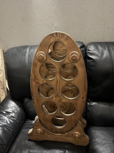 Porte bouteilles bois ovale - porte-bouteilles,