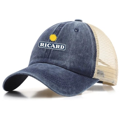 Casquette ricard style bleu - casquette,