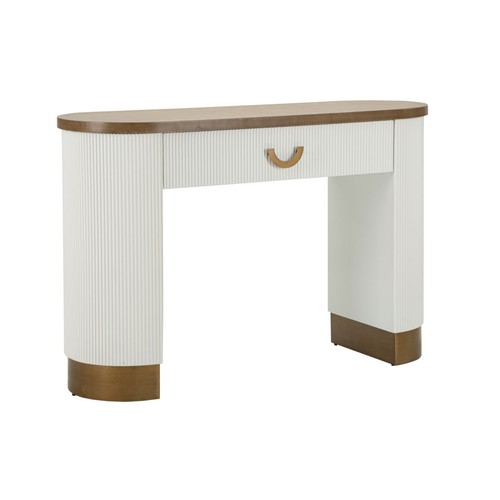 Console bois avec tiroir - en,