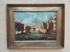 Antique Tableau Peint Laguna