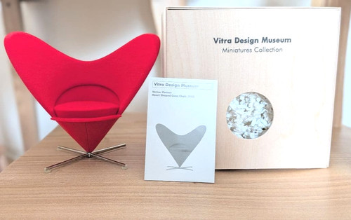 Vitra heart shaped cone chair - heart-shaped,